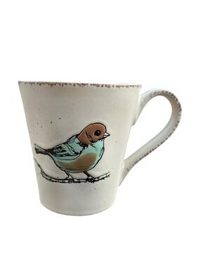 Spectrum Designz Speckled Bird Ceramic Mug - 2018 Vintage Style Coffee Cup